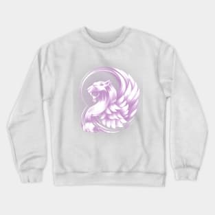 Pink Royal Lion Crewneck Sweatshirt